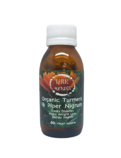 Nature Nurtures Organic Tumeric Capsules 60